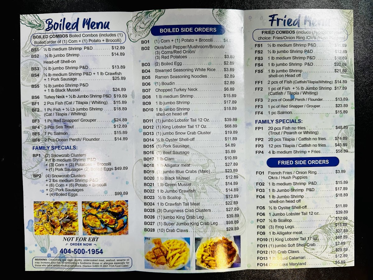 LT New Orleans Seafood Market Menu - Image 3